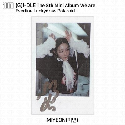 G)I-DLE IDLE I-DLE The 8th Mini Album We are Everline Luckydraw