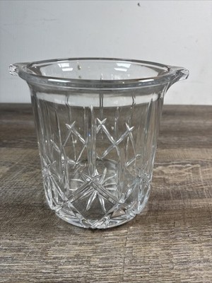 Vintage Gorham Crystal Lady Anne Hand Blown, Cut Lead Crystal, Large Ice Bucket
