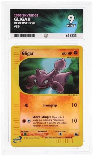 ACE 9 Gligar 59/144 2003 Skyridge Pokemon Reverse Holo