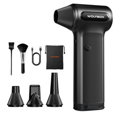 WOLFBOX Electric Air Duster DF200 with Removable Battery, Cordless Compressed Ai