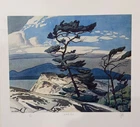A.J. CASSON group of seven SIGNED " White Pine " Limited Edition art 25/300