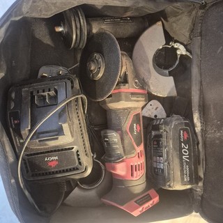No Cry 20V Grinder with Discs Charger and Battery