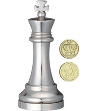 Cast Chess King Silver - Hanayama Metal Puzzle