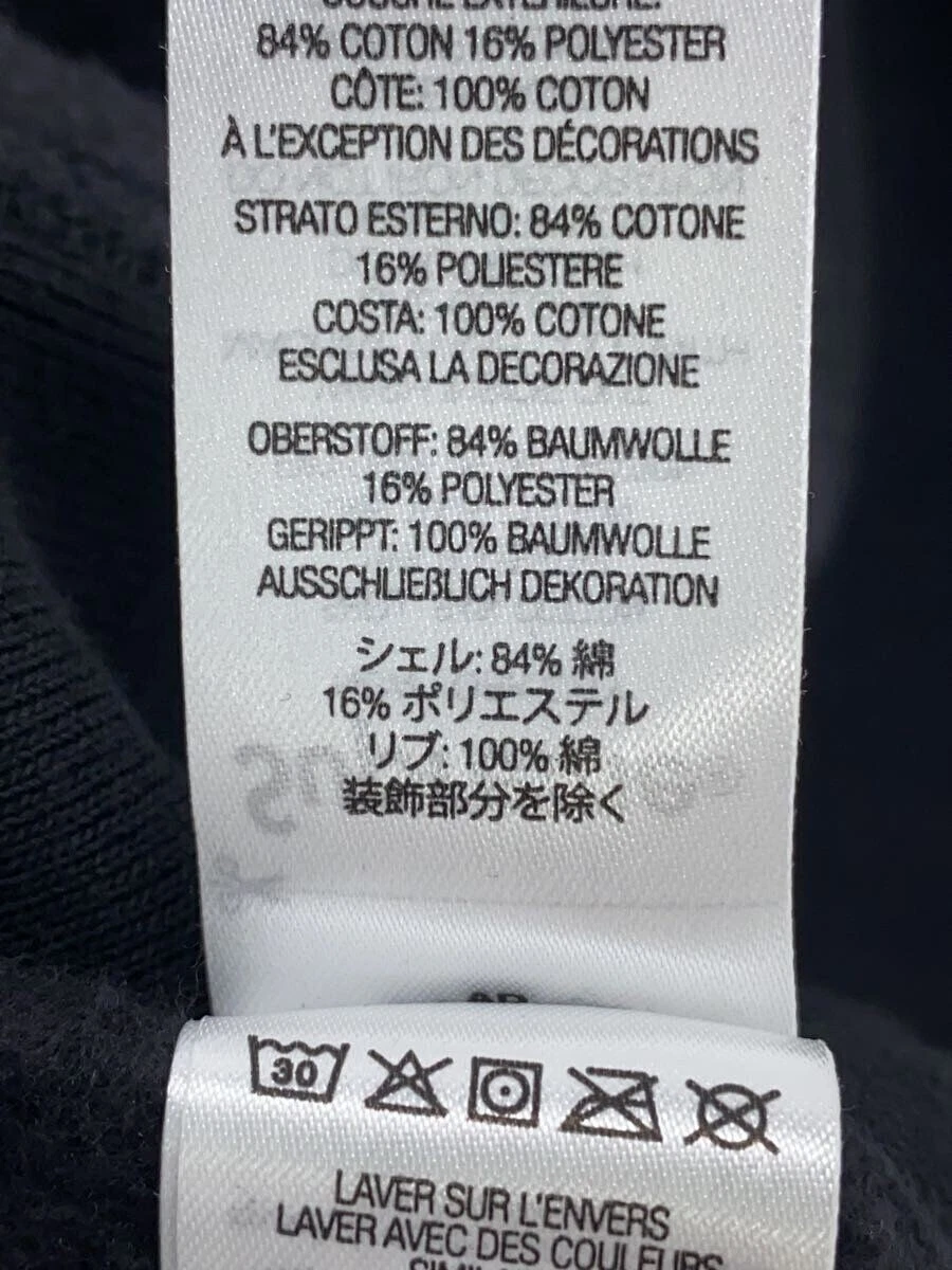 Supreme Felpa con Cappuccio 23fw Box L Cotone Nero Tinta Unita Supptl006 Usata