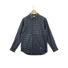 JW Anderson x Uniqlo Flannel Plaid Shirt Men's XS Casual Long Sleeve Button Up