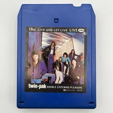 10cc - Live and Let Live - Restored 8 Track Tape - New Pad and Splice