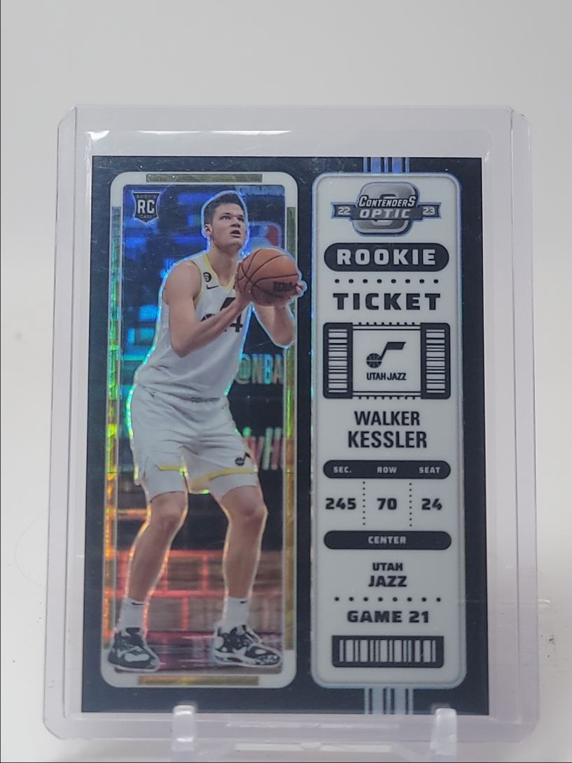 WALKER KESSLER 2022-23 CONTENDERS OPTIC ROOKIE TICKET BLACK PANDORA RC Q5159