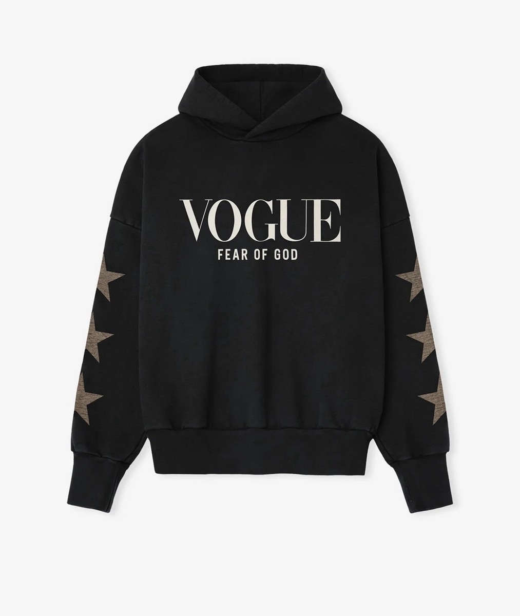 Fear of God Vogue Capsule Collection 2025 Black Hoodie Maxfield