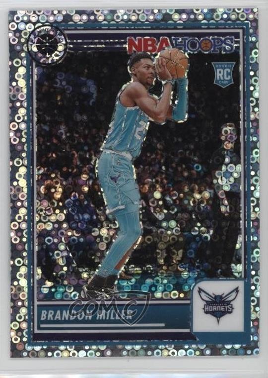 2023-24 Panini NBA Hoops Premium Stock Disco Prizm Brandon Miller #245 Rookie RC