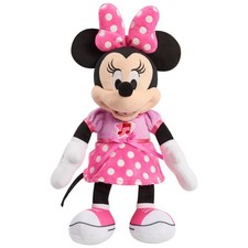 Minnie Mouse Singing Fun Plush Toy Lights Up Soft Fabric 12 Inches Tall