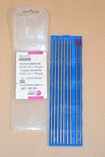 Binzel Wolframelektrode WC20 3,2mm x 175mm grau 7 St&uuml;ck + 2x rot Neu/unbenutzt