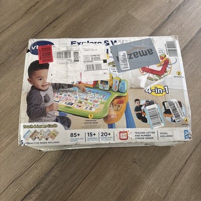 VTech Explore & Write Activity Desk with Stool, Interactive Alphabet