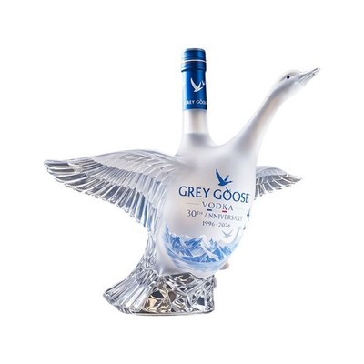 Vodka 3D Sculpted Grey Goose Bottle Decorative Wine Bottle Glass For Home Bar