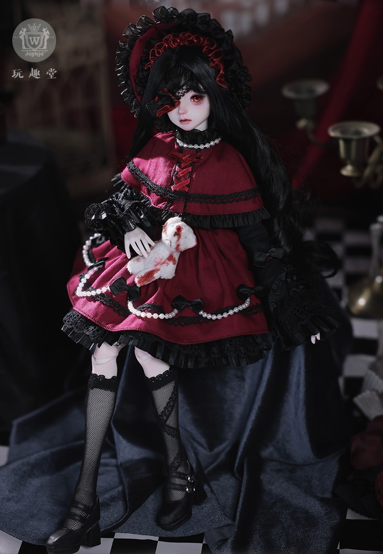 1/4 Full Set BJD Doll Ball Jointed Resin Fantasy Girl Eyes Face