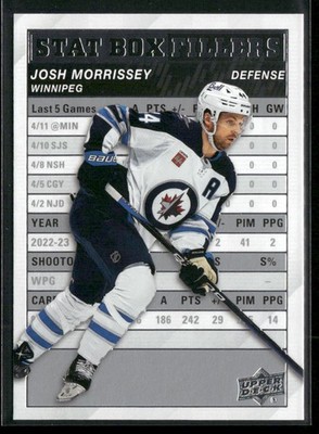2023-24 Upper Deck Series 1 - Stat Box Fillers Josh Morrissey #SB-25