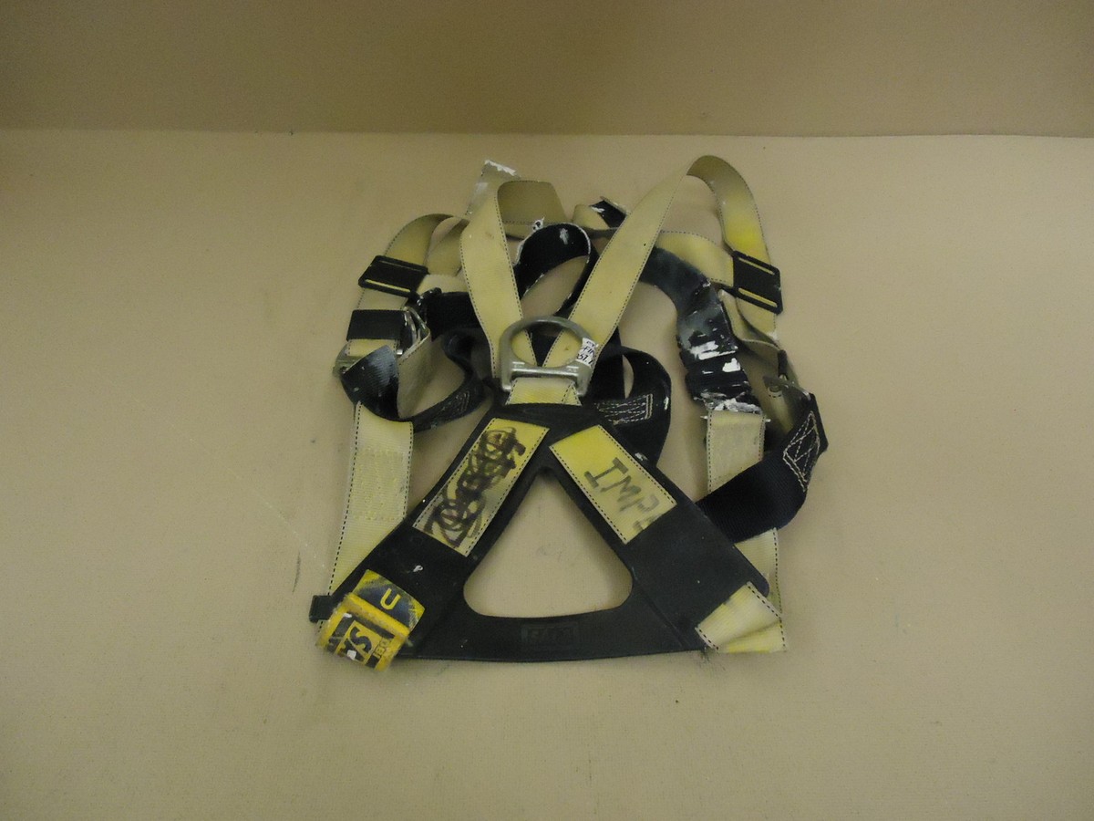 DBI SALA Safety Harness Yellow/Black Vest Style Polyester Metal | eBay