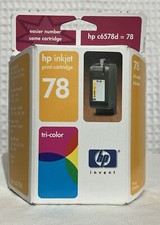 Genuine HP 78 Tri-Color Ink Cartridge New Sealed Dated 2003