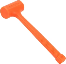 4 Lb Dead Blow Hammer, Spark and Rebound-Resistant Rubber Mallet with Non-Slip G
