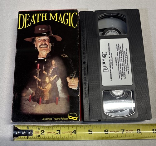 VTG 1992 Death Magic AUTOGRAPHED By Paul Clinco B-Movie Horror VHS Cult Classic - Picture 2 of 12