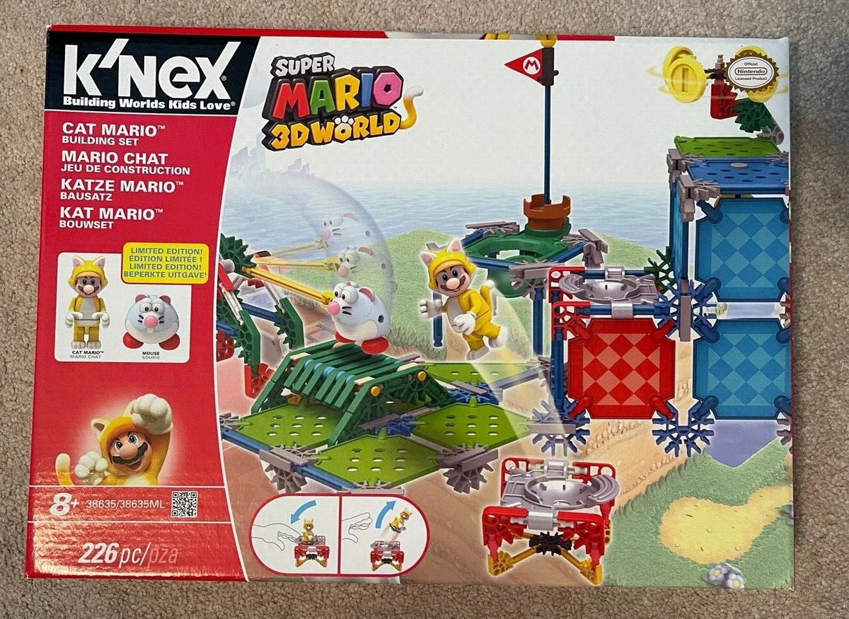 RARE Limited Edition K'nex Super Mario 3D World Cat Mario #38685