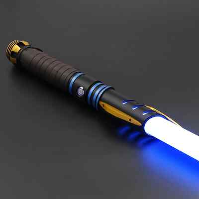 RGB Lightsaber Smooth Swing Metal Hilt Color Change Blaster Laser Sword Toys