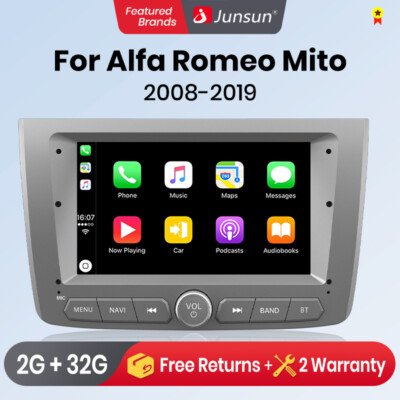 4-Kern Android 13 Autoradio für Alfa Romeo Mito 2008-19 7'' LTE GPS Navi DSP 64GB