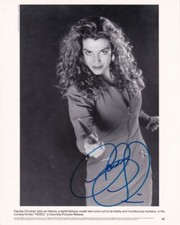 CLAUDIA CHRISTIAN signed Autogramm 20x25cm HEXINA in Person autograph COA