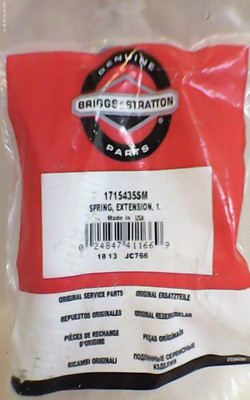 214533 Spring Briggs & Stratton 1715435SM SPRING EXTENSION Genuine 1. (OF5A3) | eBay