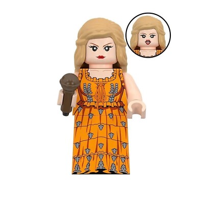 TAYLOR SWIFT BUILDING BLOCK FIGURE W/MICROPHONE ERAS ETRO DRESS EVERMORE  SET | eBay
