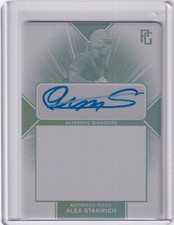 Alex Stanwich 2021 Leaf Perfect Game Plate & Proof Autos 1/1