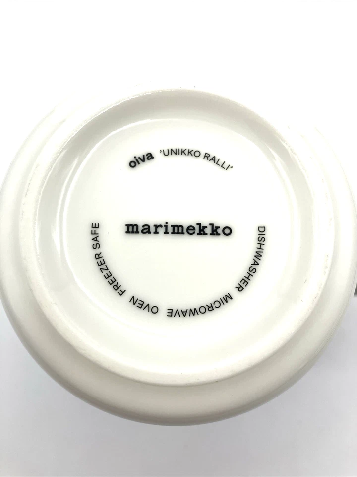 Taza de café Marimekko Unikko Ralli Muki con estampado de flores Maija Isola Foto 3 de 4
