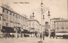 Como, ITALY - Piazza Cavour - trolley, long dresses, suits