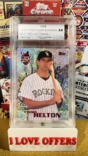 1996 TOPPS POWER BOOSTERS TODD HELTON ROOKIE RARE CGS 10 C STORE #13 RC READ