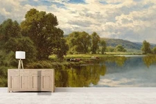 3D Oil Rural Landscape Wallpaper Wall Mural Removable Self-adhesive Sticker 645