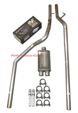 Dual Exhaust System Mandrel Bent 14" MagnaFlow Fits 94-01 Dodge Ram 3.9 5.2 5.9