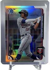 2015 Bowman Draft #48 Adam Brett Walker Chrome Refractors Minnesota Twins