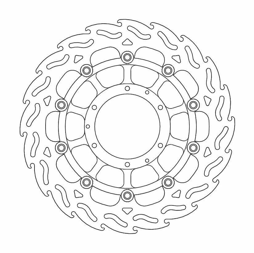 Honda CB 1300 S ABS 2005-2012 Motorrad Masters Flame Front Brake