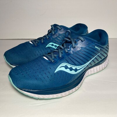 Saucony Running Shoes Womens Sz 11 W Blue Sneakers Guide 13