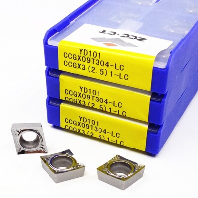 10 x ZCC.CT CCGX09T304-LC YD101 / CCGX32.51-LC YD101 CNC Carbide