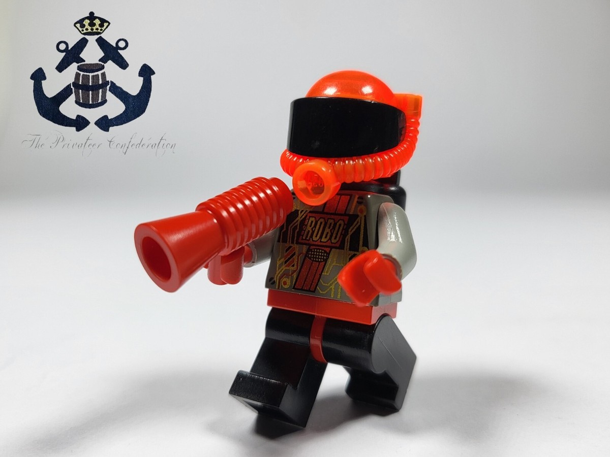 LEGO Minifigure 1990s Space RoboForce Red + Blaster sp058 For Robo