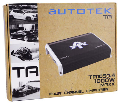AUTOTEK TA1050.4 1000 Watt 4-Channel Car Audio Amplifier