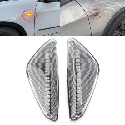 Dynamic LED Side Marker Turn Signal Light For BMW F25 E70 E71 X3 E72 X5 X6 US