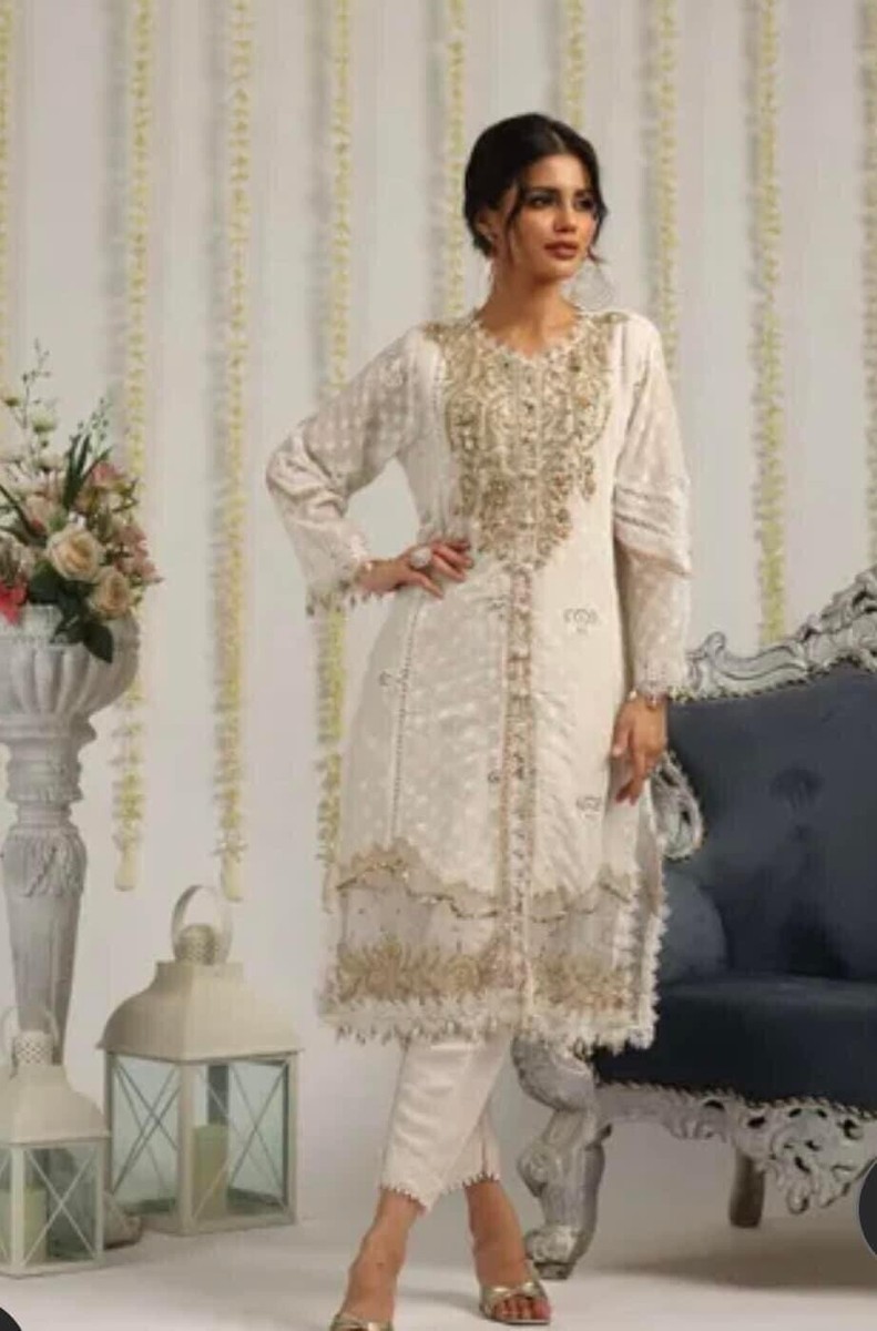 pakistani designer Gul Ahmed Festive Luxury Embroidered Paper
