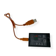 Ring V4 Lithium-Ion Battery Black Rechargeable 6040mAh 3.65V For Smart Door Bell