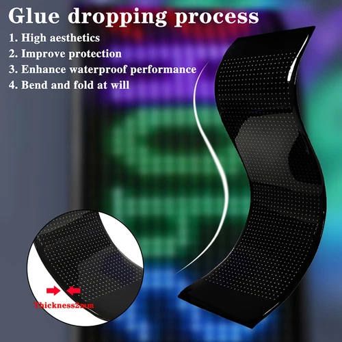 Flexibles LED Autoschild Display Matrix Pixel Panel Schaufenster Geschäftsschild 5V*/ - Bild 10 von 12
