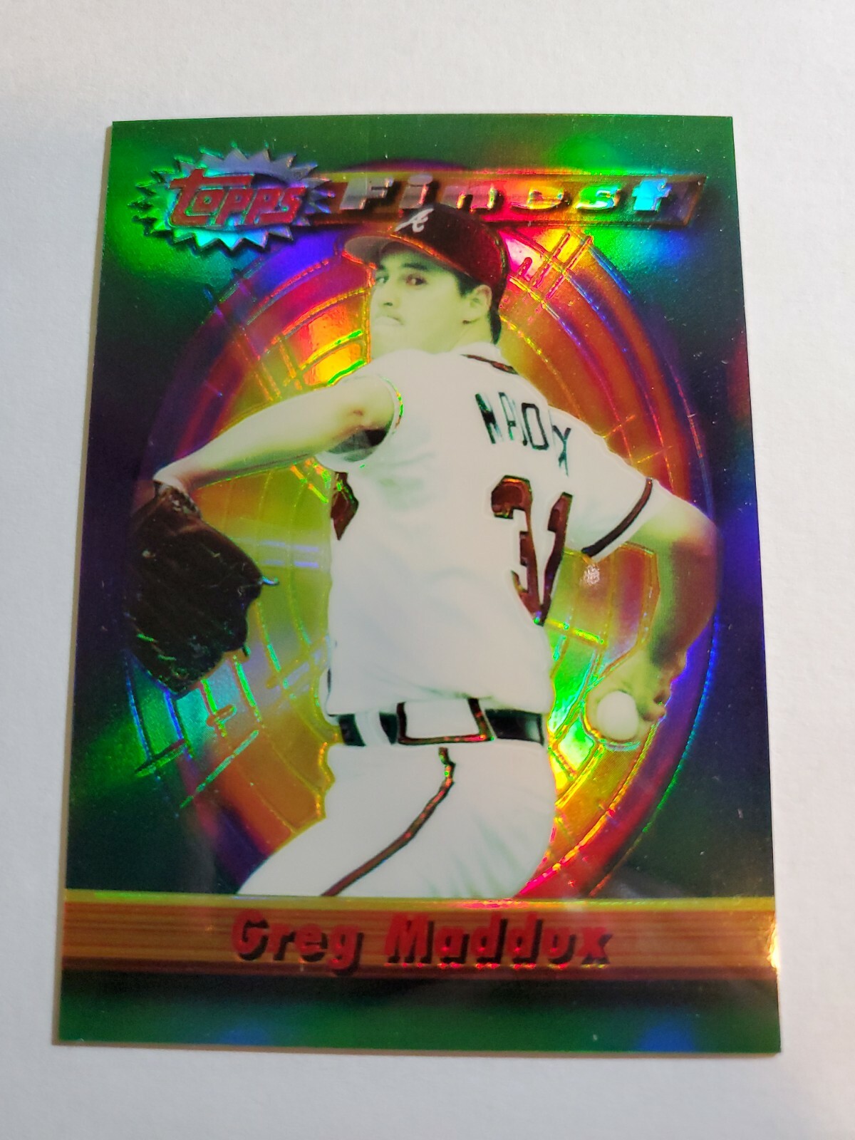 Greg Maddux 1994 TOPPS FINEST #209 💥REFRACTOR💥 ~BRAVES ~ {MINT} ☆HALL OF FAME☆