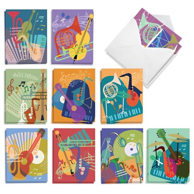 The Best Card Company 20 Assorted Thank You Notecards Boxed Set 4 x 5.12 Inch...