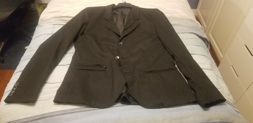 Corduroy Blazer Jacket Zipper/Button 