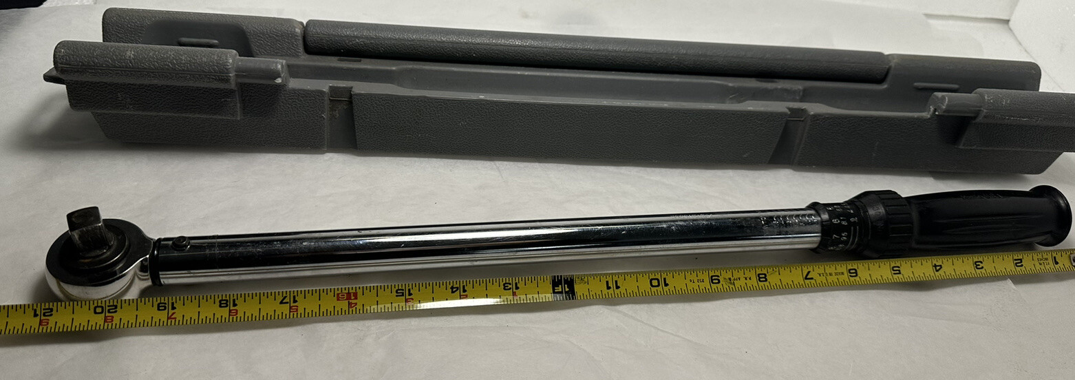 Craftsman Microtork Torque Wrench 44593 With Case 25 250lbs for sale