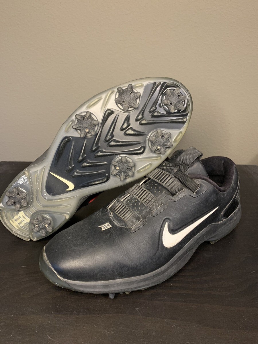 Nike Tiger Woods TW71 Fast Fit Mens Golf Shoes Size 8 Black Nike Tiger Woods TW71 Fast Fit Mens Golf Shoes Size 8 Black